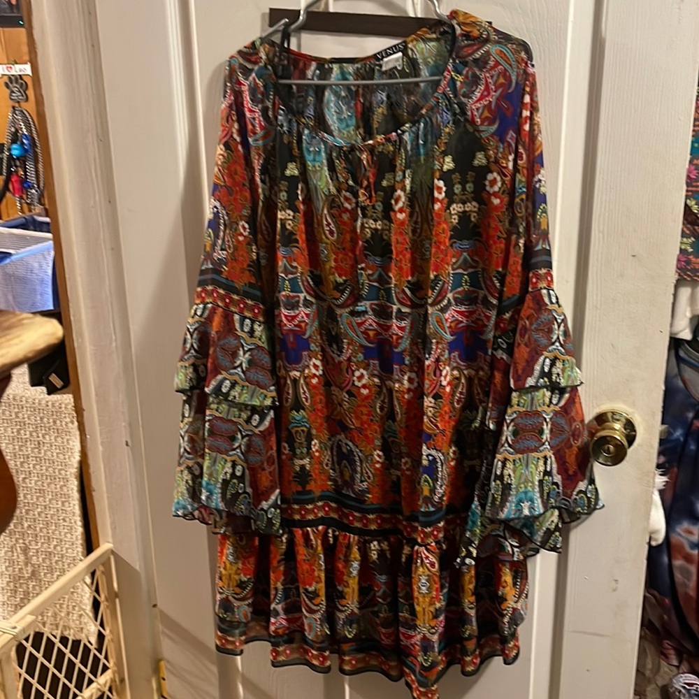 Venus Paisley Printed Dress
